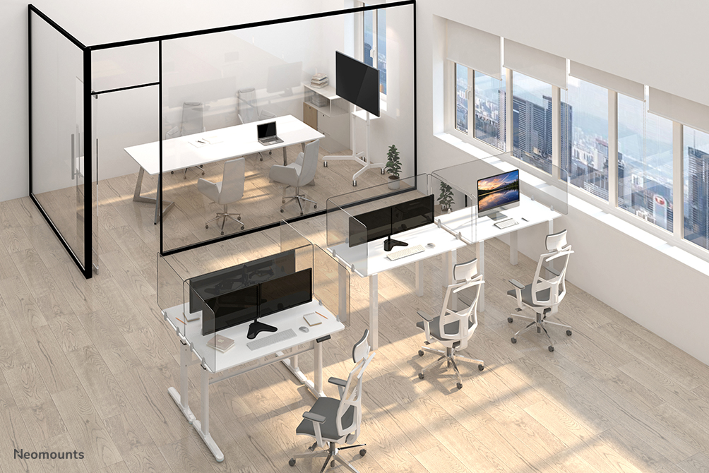 Neomounts NS-GLSPROTECT100 Veiligheidsscherm gehard glas - b 100 cm